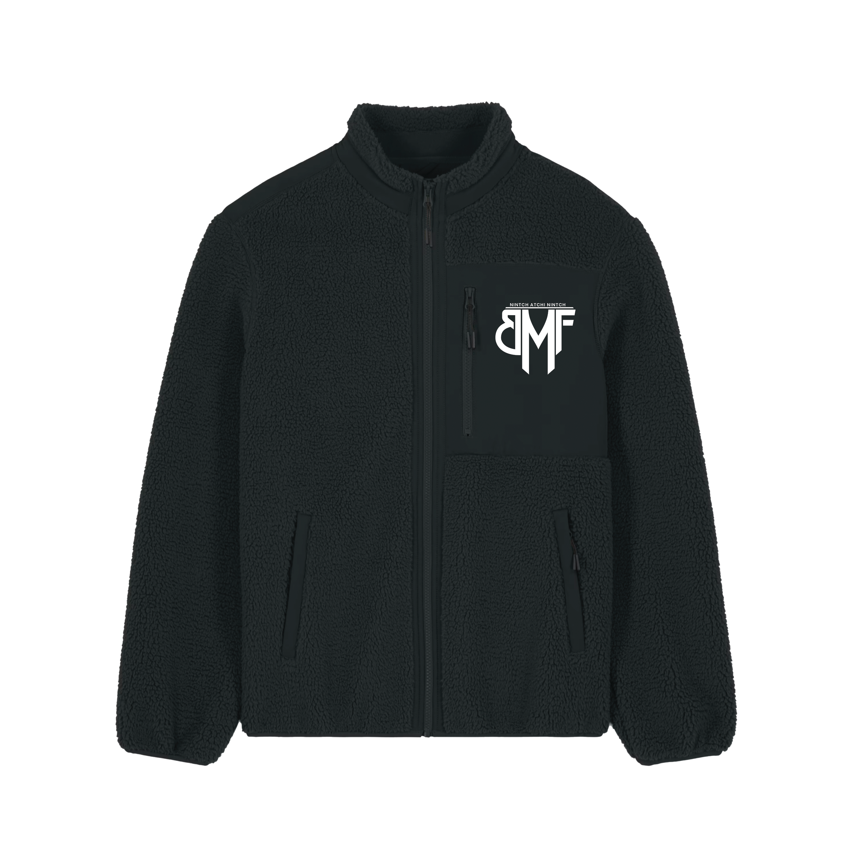 Veste Polaire Zippée BMF - Black