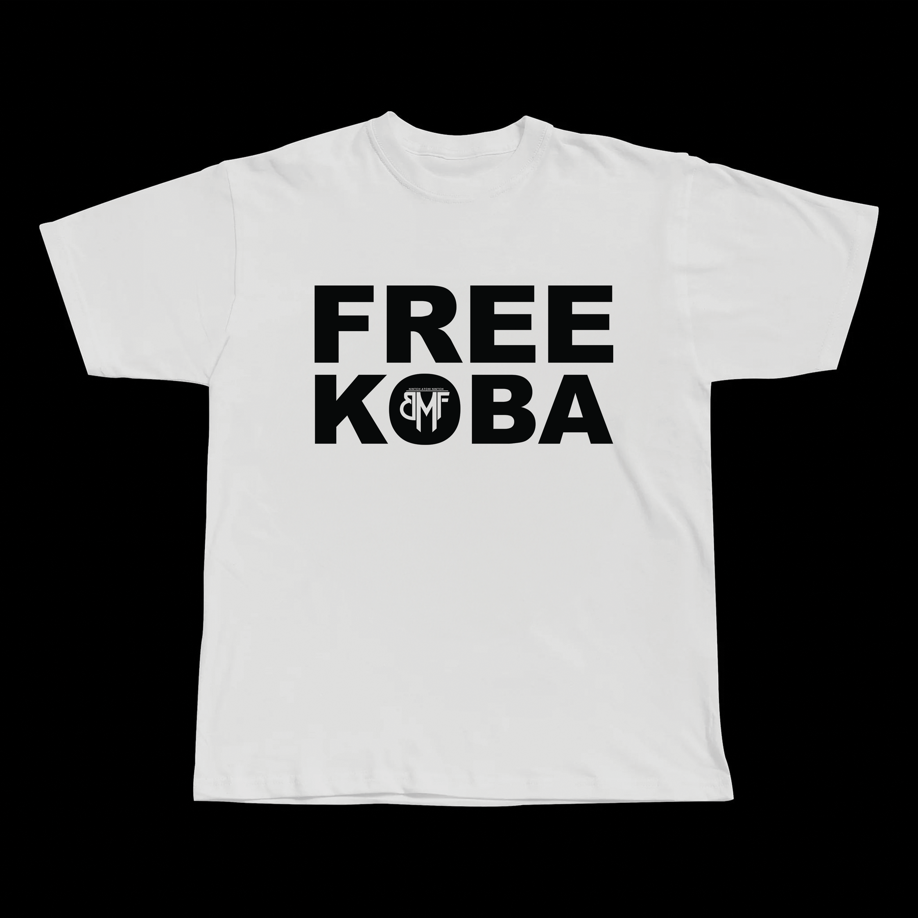 T-Shirt FREEKOBA - Blanc