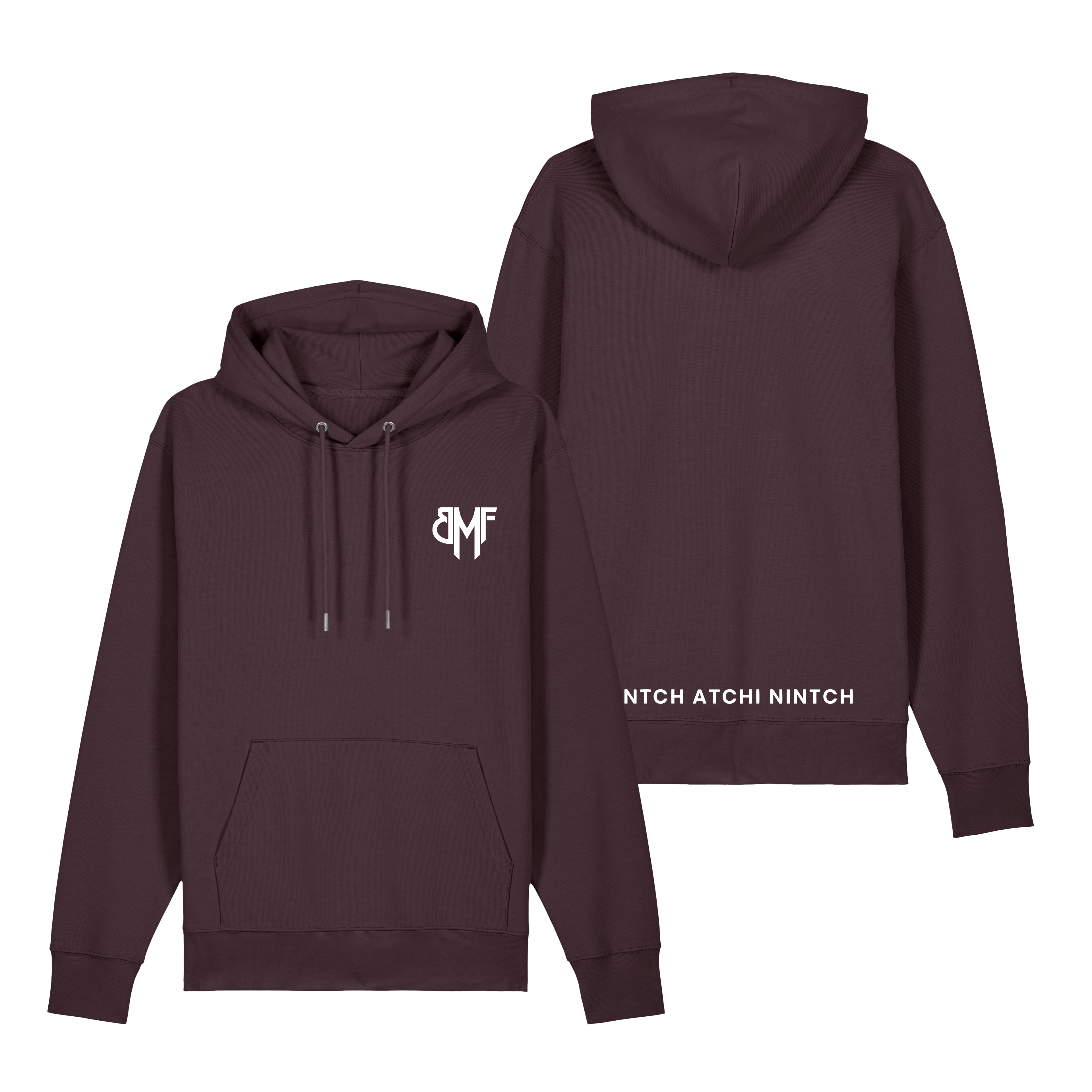 Hoodie BMF - Red Brown
